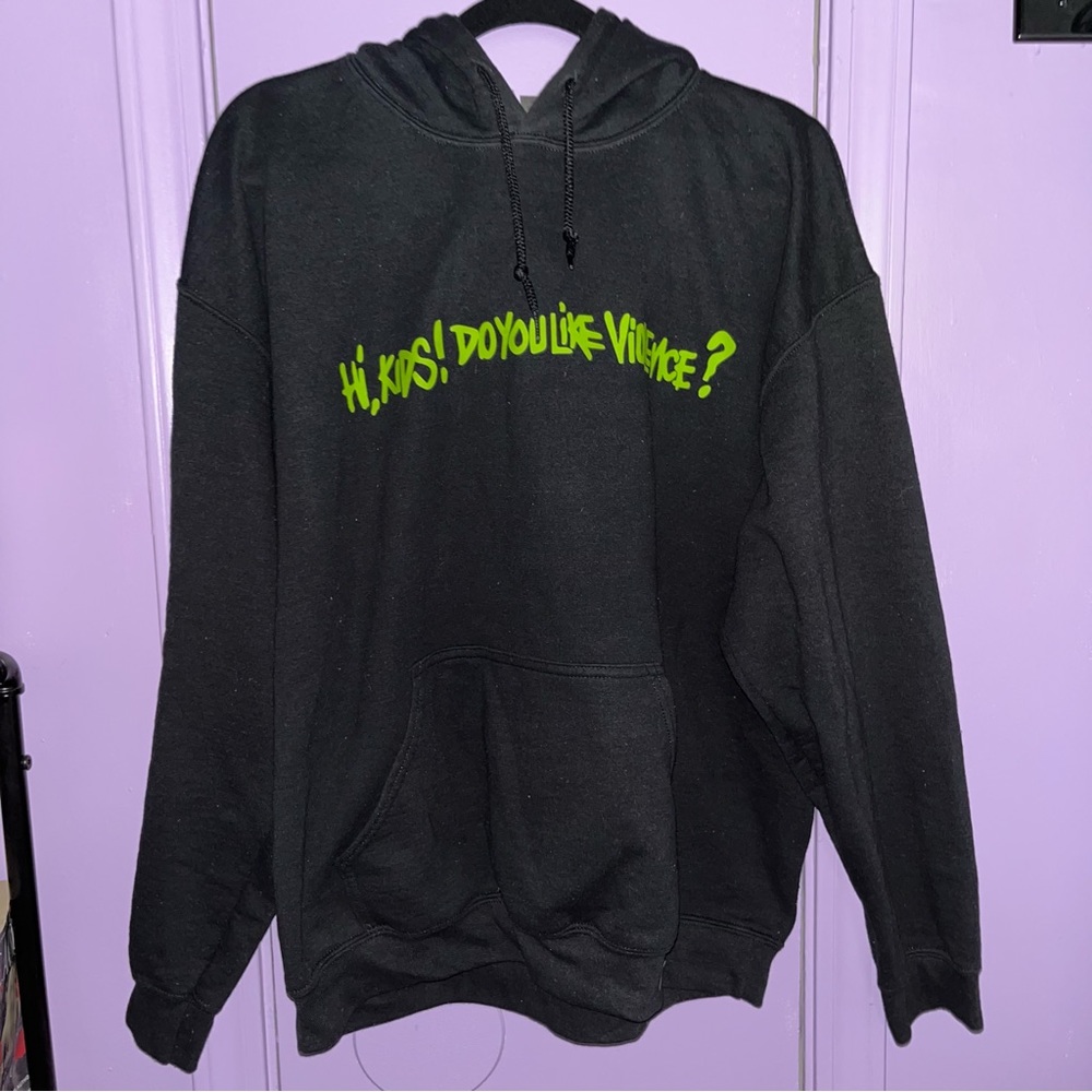 🔥 HANDMADE 🔥 eminem sweatshirt - “hi, kids! do you like violence?”